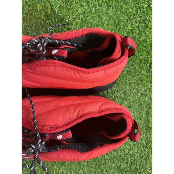 The North Face ThermoBall Traction Mule Red 12 Men’s Winter Camp Slippers EUC main image 3